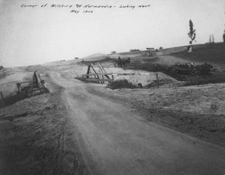 Corner of Wilshire and Normandie - Looking West, May 1906